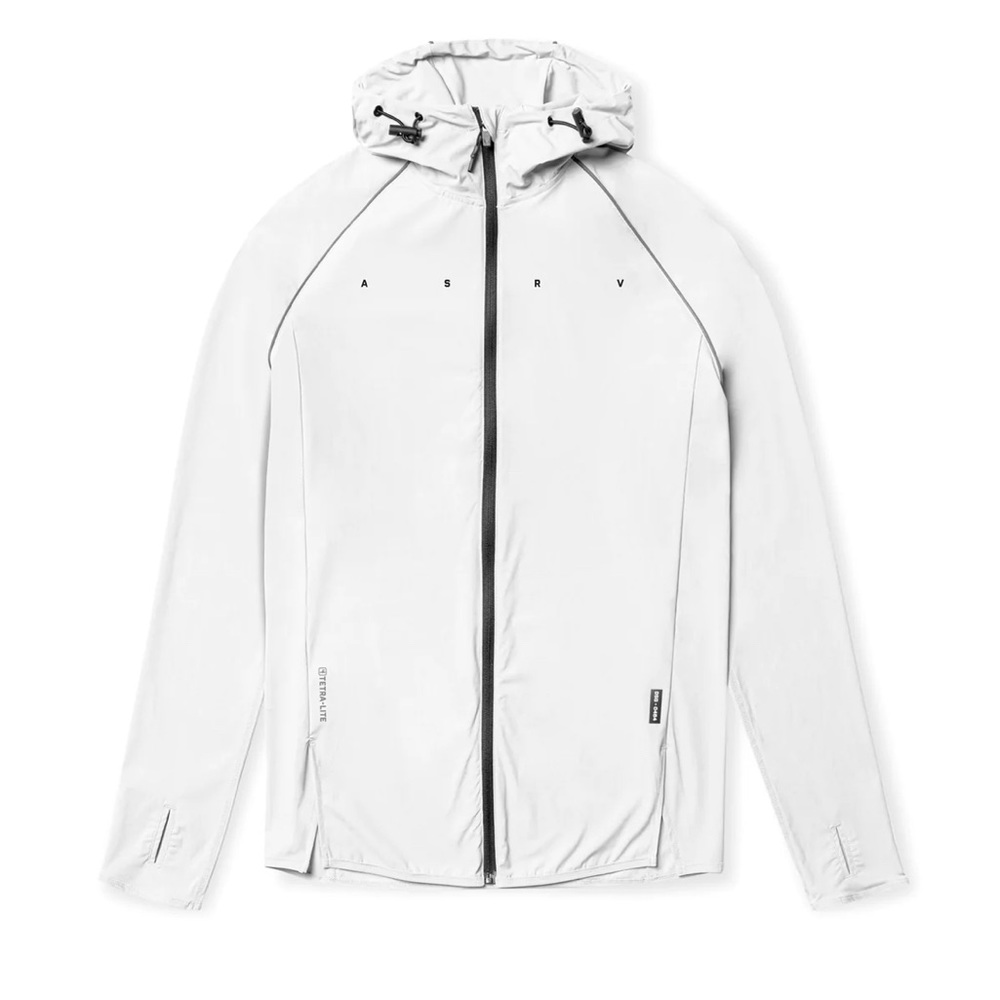 ASRV 0464. TETRA-LITE FULL ZIP JACKET - WHITE MEDIUM